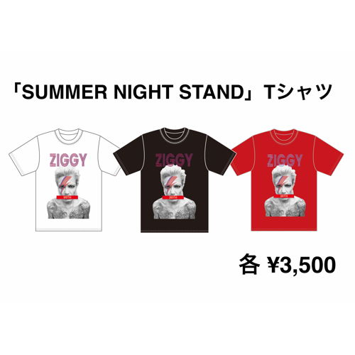 ZIGGY「SUMMER NIGHT STAND」Tシャツ 